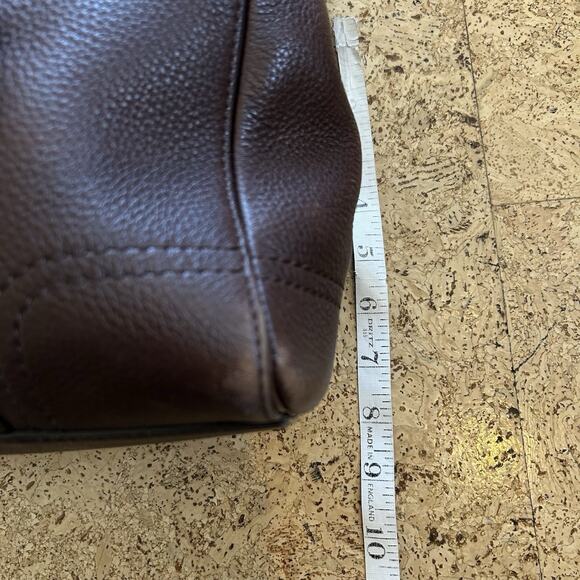 Vintage Y2K Coach Chelsea Satchel Brown Pebbled Leather Purse Shoulder Bag - Picture 7 of 8